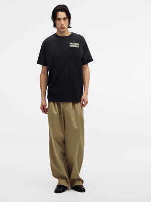 FASHION WORKER - EASY TEE - BLACK BEAUTY
