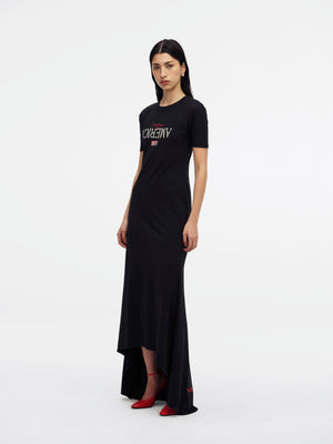 WELCOME TO AMERICA - JERSEY GOWN - BLACK BEAUTY