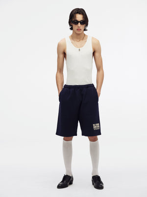 FASHION SERVICES BUFFALO SWEATSHORT - PEACOAT