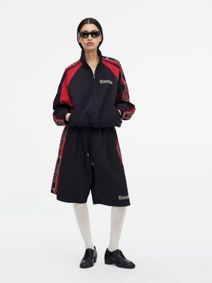 CASA DE CHAVARRIA TAPE JACKET - BLK/RED