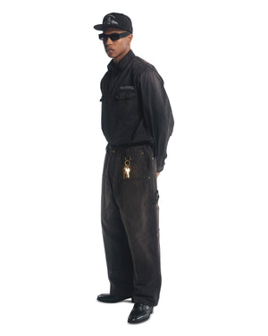 CORCORAN LS SHIRT - BLACK