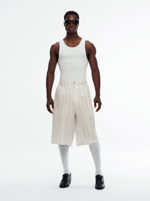 TOLUCA SHORT - WHITE/BLACK