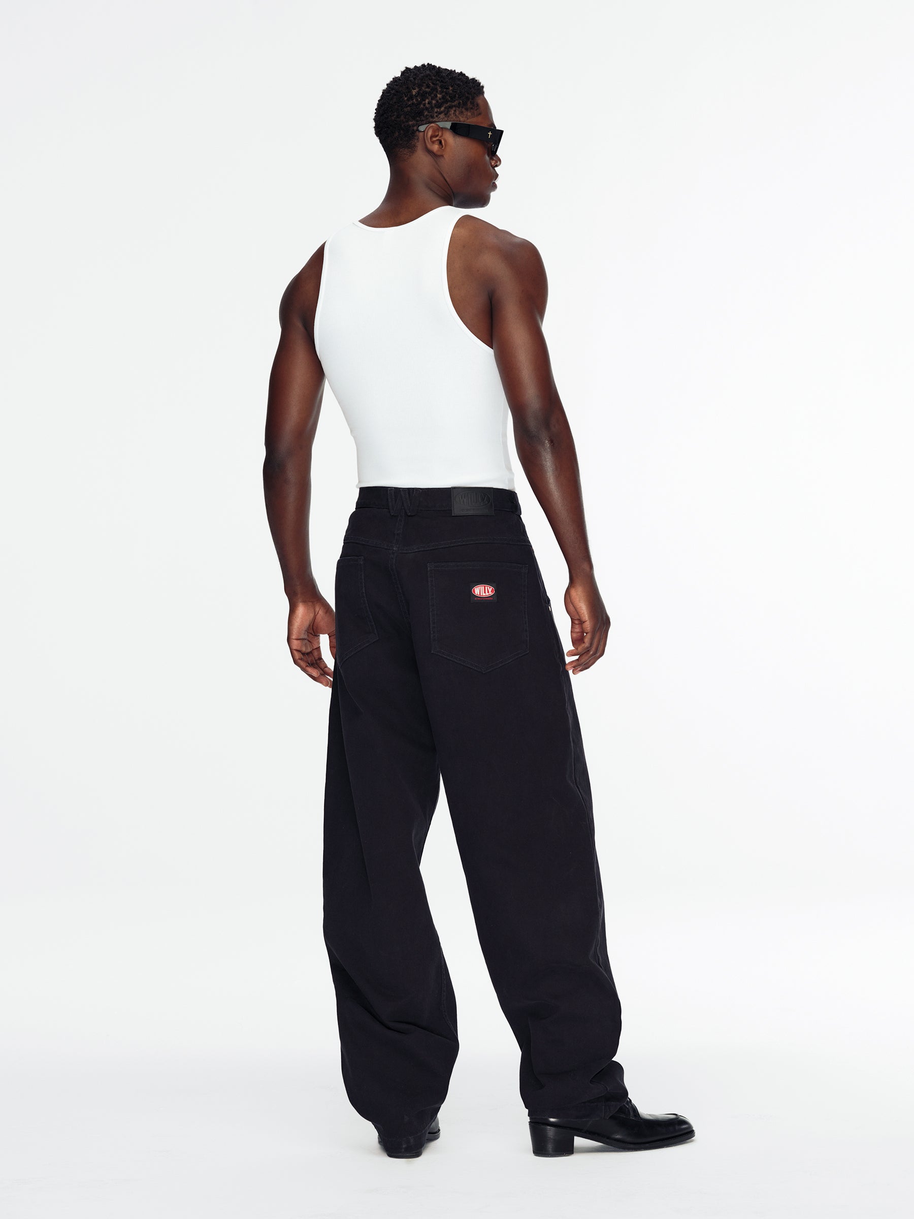 WELCOME TO AMERICA SWEATPANT - BLACK BEAUTY | Willy Chavarria
