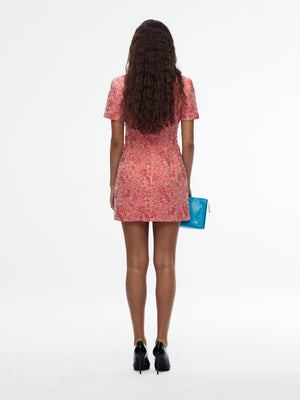 CHAVELA DRESS - CHCL/STUC. CLOQUE