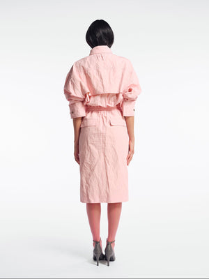 TRENCH DRESS - CHICLE
