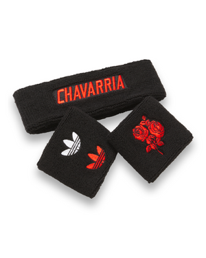 ADIDAS X WC SWEATBAND 3 PACK SET - BLACK