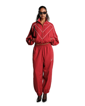 CROPPED BAD BOY JACKET - RED