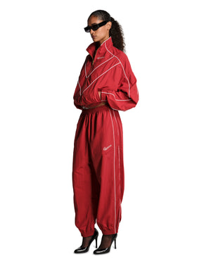 CROPPED BAD BOY JACKET - RED