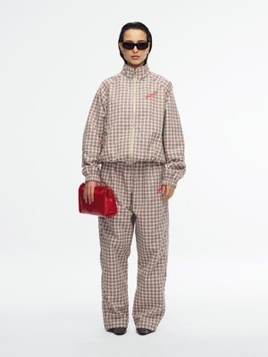 RUFF RIDER TRACK PANT - RED/WHITE PICNIC PLAID
