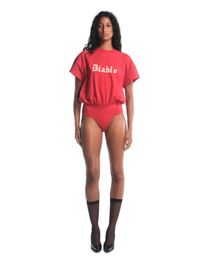 DIABLO  BODYSUIT - RED
