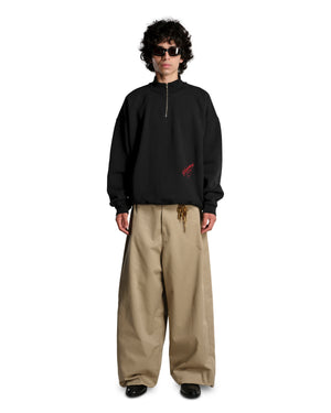 BRAVO QUARTER ZIP - BLACK