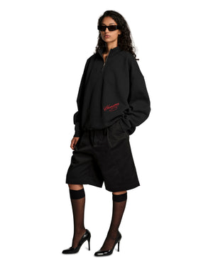 BRAVO QUARTER ZIP - BLACK
