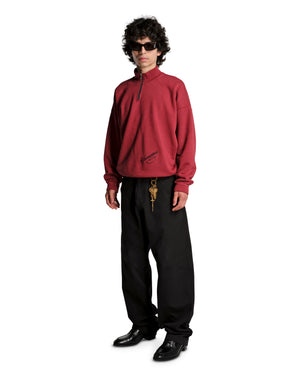 BRAVO QUARTER ZIP - RED