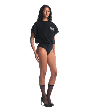 FASHION SERVICES  DIABLA BODYSUIT - BLACK