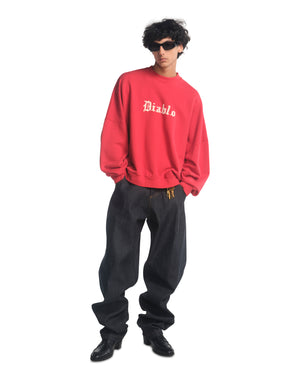 DIABLO HOOLIGAN CREWNECK - RED