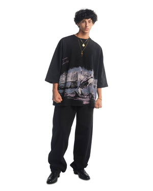 FREE WILLY BUFFALO TEE - BLACK