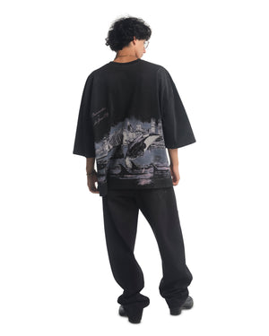FREE WILLY BUFFALO TEE - BLACK