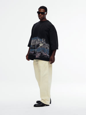 FREE WILLY BUFFALO TEE - BLACK