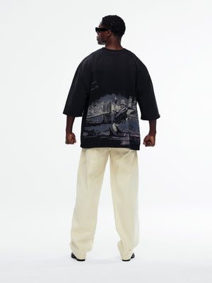 FREE WILLY BUFFALO TEE - BLACK