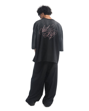 SAD PAPI BUFFALO TEE - BLACK
