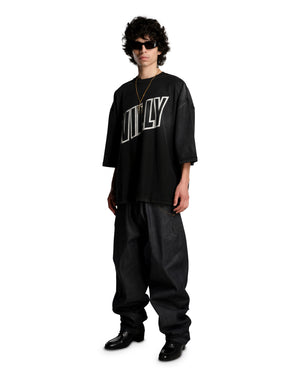 'WILLY' INSIDE OUT BUFFALO TEE - BLACK