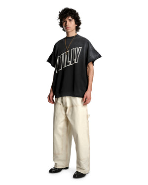 WILLY INSIDE OUT MUSCLE TEE - BLACK