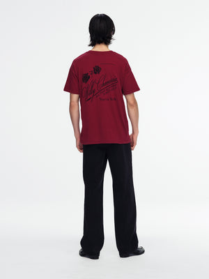 WILLY LABEL EASY TEE - RED