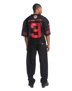 WILLY FOOTBALL JERSEY - BLACK