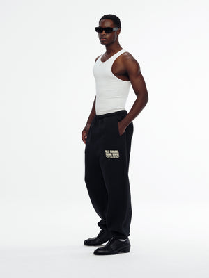 FASHION SERVICES - BUFFALO SWEATPANT - BLACK BEAUTY