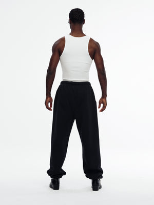 FASHION SERVICES - BUFFALO SWEATPANT - BLACK BEAUTY