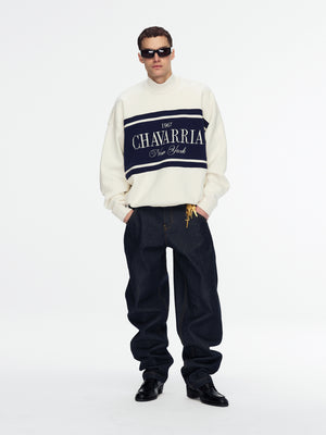 CHAVARRIA STRIPE GILROY CREWNECK - MASA