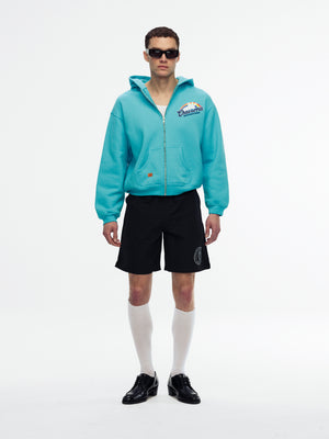 FABULOSO - SHRUNKEN HOODIE - BOUR. BLUE