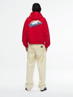 FABULOSO - SHRUNKEN HOODIE - RED HOT