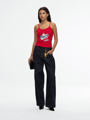 WILLY LECHE CHOLITA TANK - RED HOT