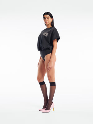 HARDCORE BODYSUIT - BLACK