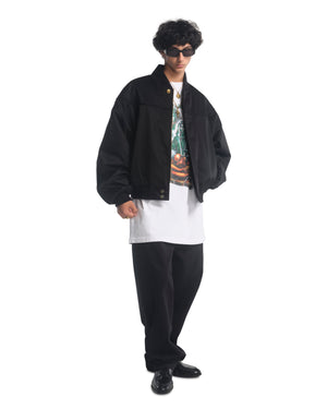GAS STATION BOMBER - BLACK