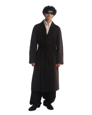 SMOKER'S COAT - CHOCOLATE
