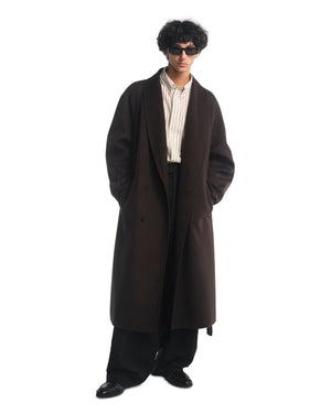 SMOKER'S COAT - CHOCOLATE