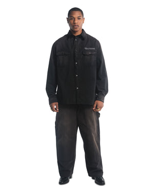 CORCORAN LS SHIRT - BLACK