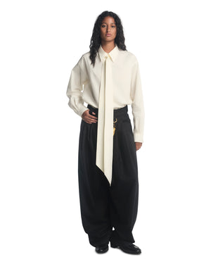 CRAVAT SHIRT - OFF WHITE