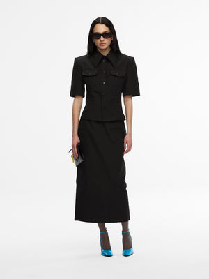 CHAVELA S/S SHIRT - BLK