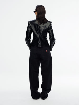 LTHR CHAVELA L/S SHIRT - BLACK BEAUTY