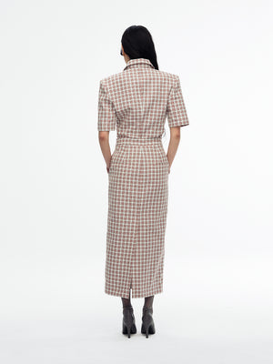 TUBO SKIRTS - RED/WHT PLAID
