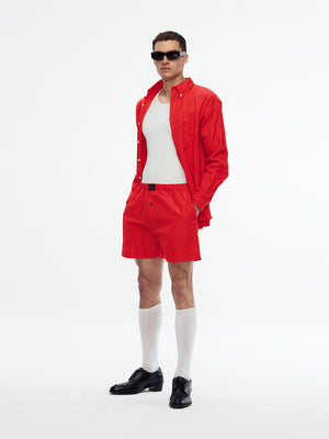 WILLY WOVEN BOXER - RED HOT