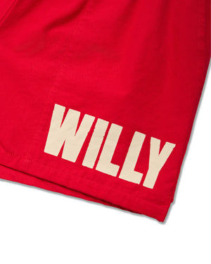 "WILLY" RUNNING SHORT - RED