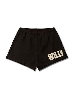 "WILLY" RUNNING SHORT - BLACK