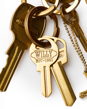 STAFF KEY FOB - ANTIQUE GOLD