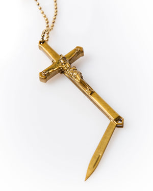 STAFF KEY FOB - ANTIQUE GOLD