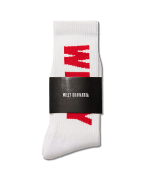 "WILLY" SOCK - WHITE
