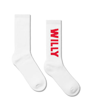 "WILLY" SOCK - WHITE